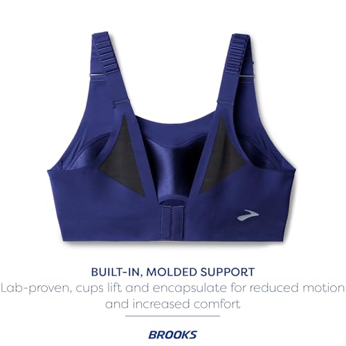 Image of Brooks Women's Racerback 2.0 Sports Bra for High Impact Running, Workouts & Sports with Maximum Support