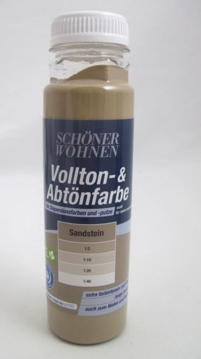 Voll- und Abtönfarbe Sandstein 250 ml