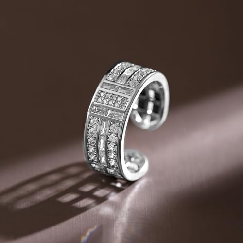 Image of Rubans Ring American Diamond Zirconia Trendy Jewellery Gift for Women & Girls