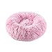 Lucosr Legowisko dla psa legowisko dla kota dom długie pluszowe legowisko dla zwierząt uspokajające łóżka dla zwierząt domowych buda pies okrągła poduszka legowisko dla kota (kolor: Gradient różowy, rozmiar: XS średnica 40 cm)