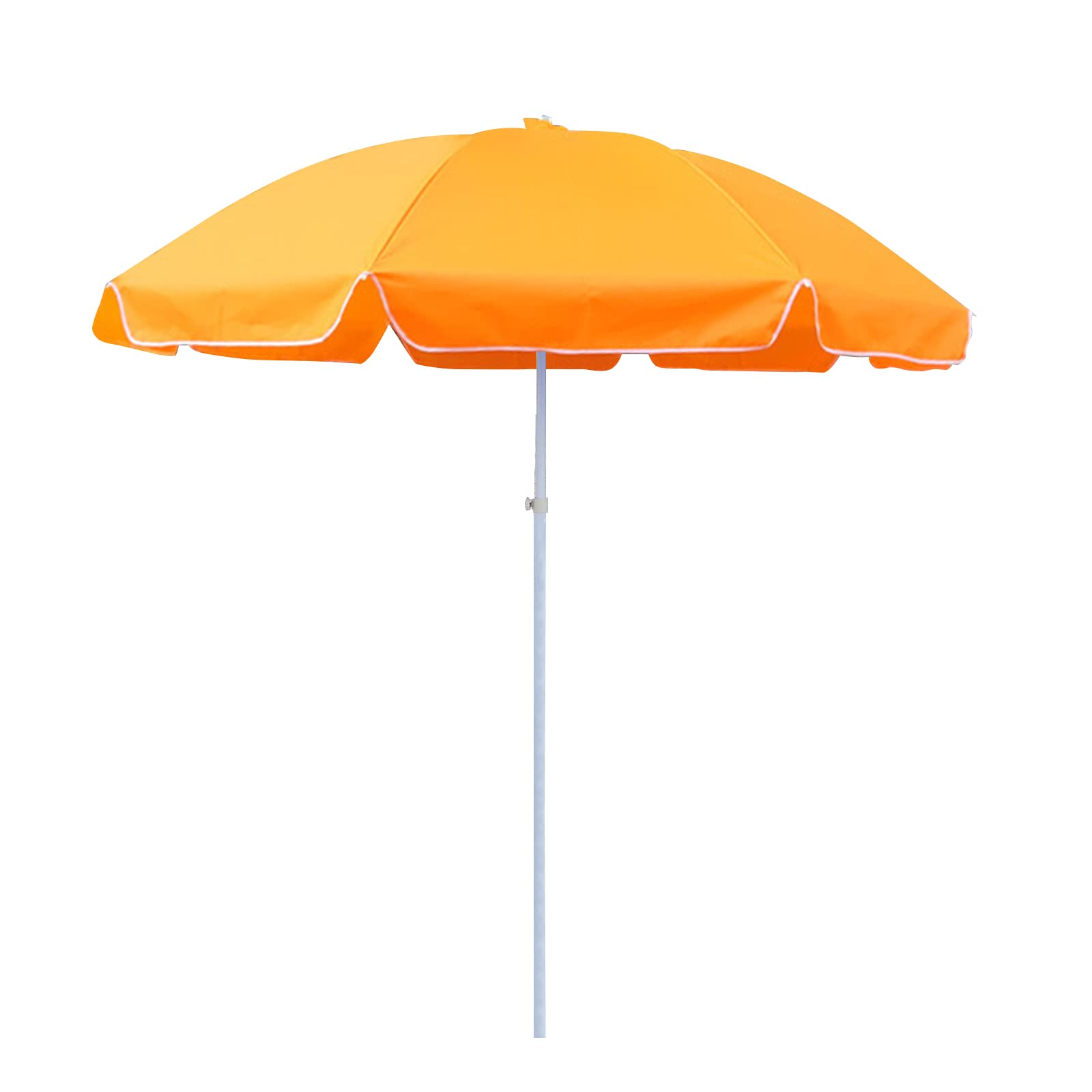 WDSOPK Premium Patio Umbrellas,Beach Umbrella, Sun Protection Portable Sunshade Umbrella,for Sand Outdoor Beach Trip,Orange-2.4m/94in(Orange-2.4m)