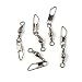 420 Pcs Fishing Swivel Sea Terminal Tackle Clip Connector Solid Coastlock Bulk Lots 09969 Snap Rolling Test 12kg Cross Lock