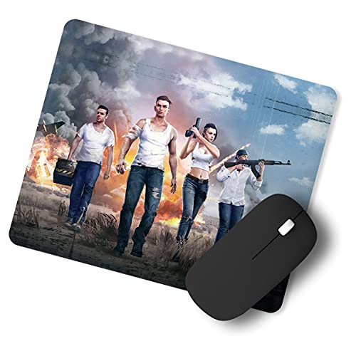 Image of Chiraiyaa Freefire Gang Designer Printed Premium Mouse pad with Anti-Skid Base and Smooth Gliding (9 in x 7.5 in)