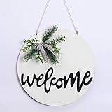 ❤️ 【Calorosa bienvenida y regalo】: La bienvenida rústica a mi decoración de casa muestra tu mejor bienvenida a tus familias, amigos y socios de negocios cerca de tu hermosa casa. Perfecto para Navidad, Acción de Gracias, regalo de Halloween. También es un bonito y divertido regalo para cualquier persona. Nuestros carteles son una pieza bonita y divertida para la decoración del salón, la decoración del dormitorio o cualquier otra decoración para la casa