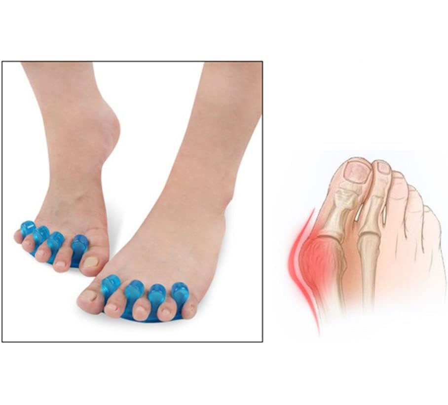 Toe Separators and Toe Separator Toe Stretcher Divider Spacer Gel Nail Polish Toe Spacers Hammer Toes for Women and Men Relaxing Toes Alleviating Toe Pain After Sports Activities. - Image 5