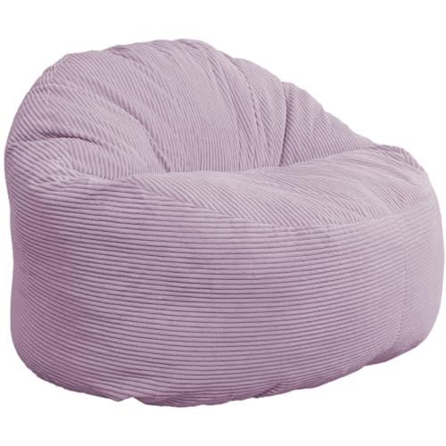 Bananair - Pouf Salon Chambre en Velours Côtelé, Fabriqué en France - Fauteuil Pouf Poire XXL...