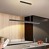 Pendelleuchten Maße: 120*4.5cm, Spannung: 220V, Leistung: 48W, 3280Lumen. Dimmbar: ja. LED Leuchtmittel sind fest verbaut (nicht wechselbar), die Lebensdauer beträgt 30000 Stunden. Diese LED Pendelleuchte reduziert den Energieverbrauch um bis zu 85% (im Vergleich zu Glühlampenlicht), Das Licht gibt weiches und gleichmäßiges Licht durch die Lichtleiterplatte aus Acryl ab.