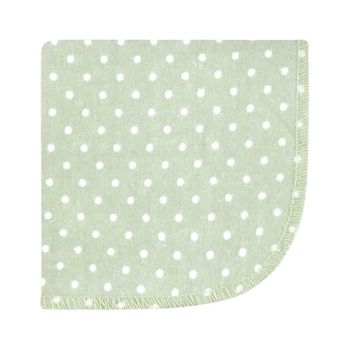 Image of Hudson Baby Unisex Baby Flannel Cotton Poly Washcloths, Purple Dainty Floral 10 Pack, One Size