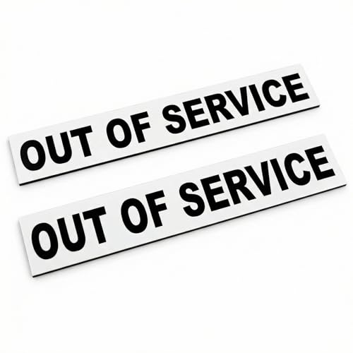 Panneaux magnétiques Out of Service pour magasin et entreprise
