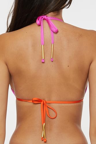 Trina Turk Women's Maori Triangle Bikini Top, Adjustable, Tie Back, Swimwear Separates3