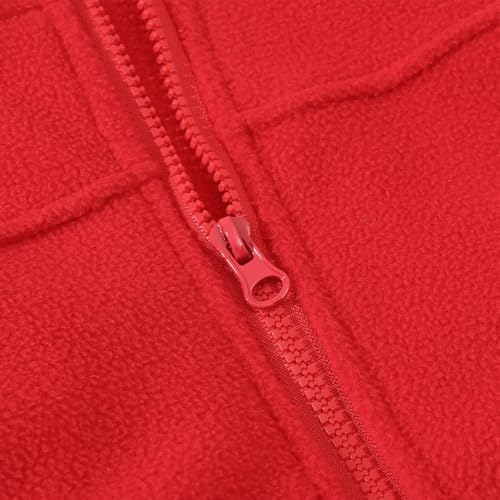 Spring&Gege Boys and Girls Hooded Full Zip Polar Fleece Jacket Kids Fleece Jacket With Hood4