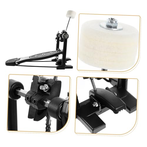 Pedal único de bombo para batería accesorio de reemplazo miniatura 6