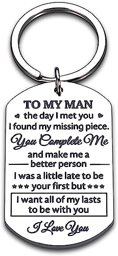 Image of Anniversary Valentines Birthday Boyfriend Girlfriend Gifts keychain
