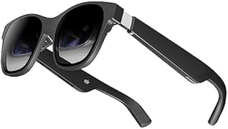 XREAL Air AR Glasses, Smart Glasses with Massive 201" Micro-OLED Virtual Theater, Augmented Reality Glasses, Watch, Stream, and Game on PC/Android/iOSConsoles & Cloud Gaming Compatible