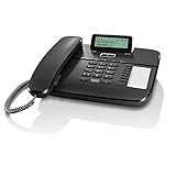 EL EMBALJE CONTIENE - 1x Gigaset DA710 en negro, 1x cable de teléfono, 1x manual de usuario - nuestros teléfonos son sencillos y versátiles - eso es calidad de Gigaset