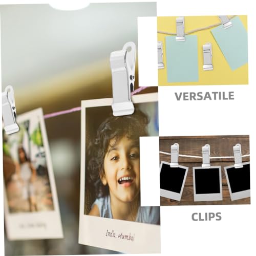 Clips de metal para carpetas y manualidades en pack de 25 pinzas pequeñas 4