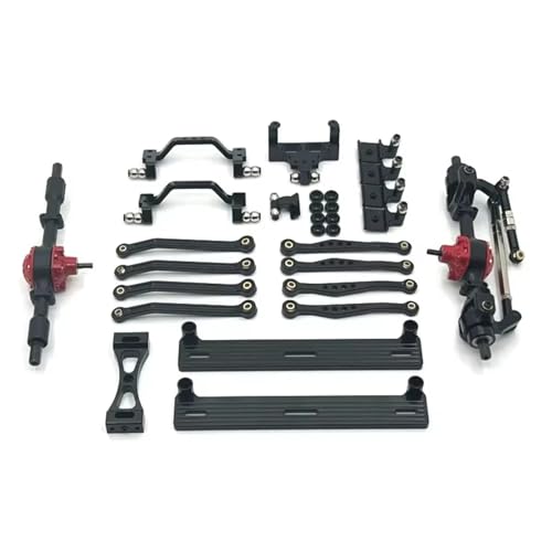 RC�������i Compatible With WPL C64-1 1/16 ���^���t�����g�����A�A�N�X���V���[�V�����N���b�h�v�����b�h�T�C�h�y�_���V���b�N�}�E���g�Z�b�gRC�J�[�A�b�v�O���[�h�C���p�[�c(Black)