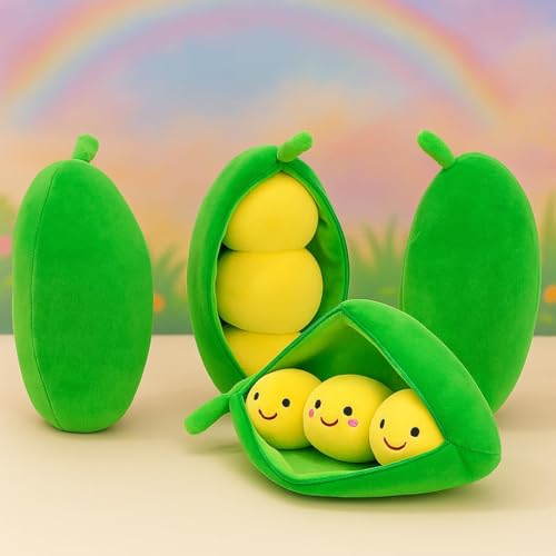 Image of Cute Plush Toy for Kids | | Soft Toys | Birthday Gift for Girls /Wife, Boyfriend /Husband, Soft Toys for Girls, Baby Toy (Random Color) Pack of 1 (Pod Plush Soft Toy)