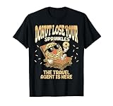 Agente de Viajes Funny Donut Cotización Turismo Agencia de viajes Camiseta