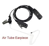 Acoustic Tube Earpiece Headset Mic for Motorola XPR6500 XPR6550 XPR6580 APX7000 APX6000 Radio Security Door Supervisor