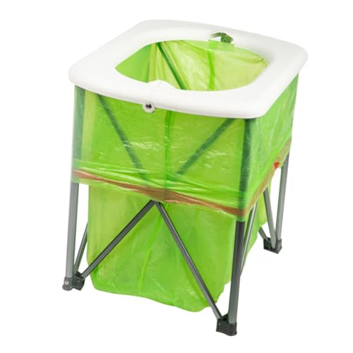 Abaodam Portables Pliables Multifonctions : toilette urgence extérieure blanche
