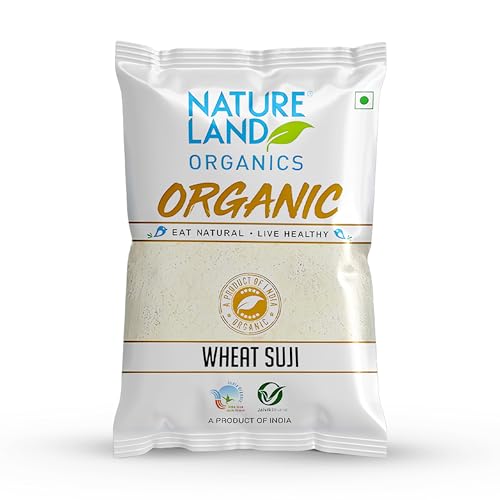Image of Natureland Organics Wheat Suji /Sooji 500 Gm - Organic Sooji