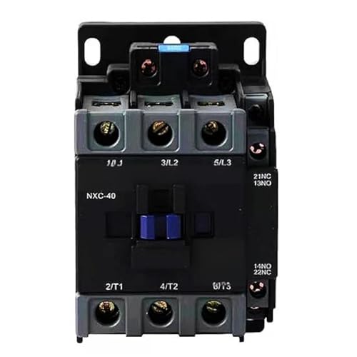NXC Series AC Magnetic Contactor, 40A/50A/65A, 24V-380V Compatible, Industrial Electric Control (NXC-40 380 V)