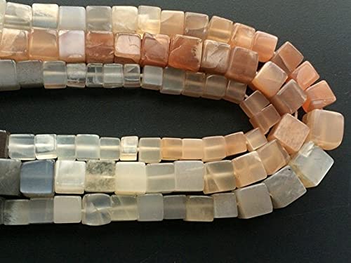 Fil Multi Moonstone Gemstone Beads 5-8mm pour fabriquer vos bijoux