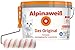 Produktbild Alpinaweiß Das Original  optimal deckende und ergiebige weiße Wandfarbe  mit Spritz-Schutz-Formel  inkl. Spezial-Roller - 1 Liter