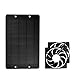 B/A Ventilador Solar para Invernadero, Ventilador Impermeable del Kit del Panel Solar de 10W 12V, Ventilador de Escape Solar para gallinero, Invernadero, cobertizo, Casas para Mascotas