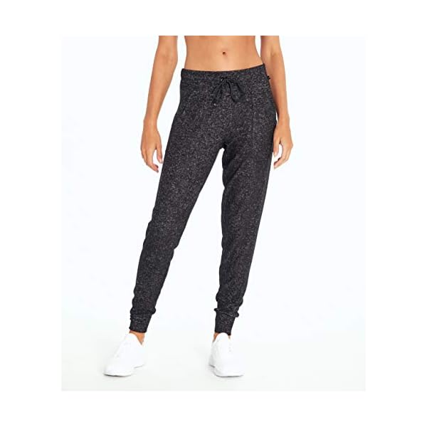 Jessica-Simpson-Sportswear-Womens-Ronnie-Jogger-Pant Jessica Simpson Sportswear Ronnie Jogger Pant, Heathered Black, Medium