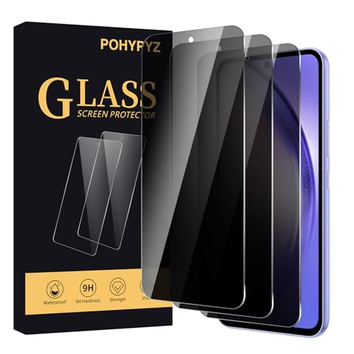 POHYPYZ 3 Stück Sichtschutz Schutzfolie für Samsung Galaxy A54, Anti-Spy Schutzglas,Sichtschutz Displayschutz,Sichtschut...