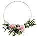Sntieecr 4 unidades de 30 cm de largo metal floral corona de...