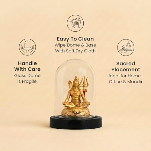 Image of Astrotalk Shiv Shakti Murti | Divine Mahadev Idol for Peace, Prosperity & Blessings | Shiva Idol for Car Dashboard | Spiritual Home Decor for Living Room & Office | Good Luck Gift for Man & Woman