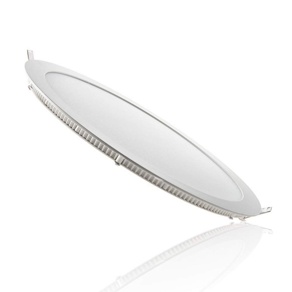 Greenice | Placa de LEDs Circular 295Mm 25W 2000Lm 30.000H | Lámpara LED | Downlight LED | Panel LED Techo | Oficina, Fábrica, Pasillos, Baños | Blanco Natural
