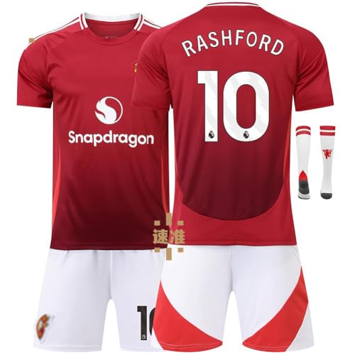 24-25 }`FX^[ iCebh z[ bVtH[h TbJ[EFA ԍ10 Rashford TbJ[ jtH[ X|[c Vc ㉺Zbg ĕ K  Ct (26)