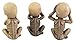 OSKE Set Hear See Speak No Evil, Set of 3