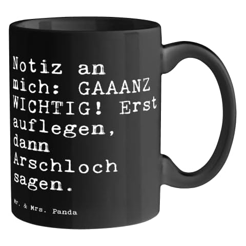 Mr. & Mrs. Panda Tasse Notiz an mich Cover