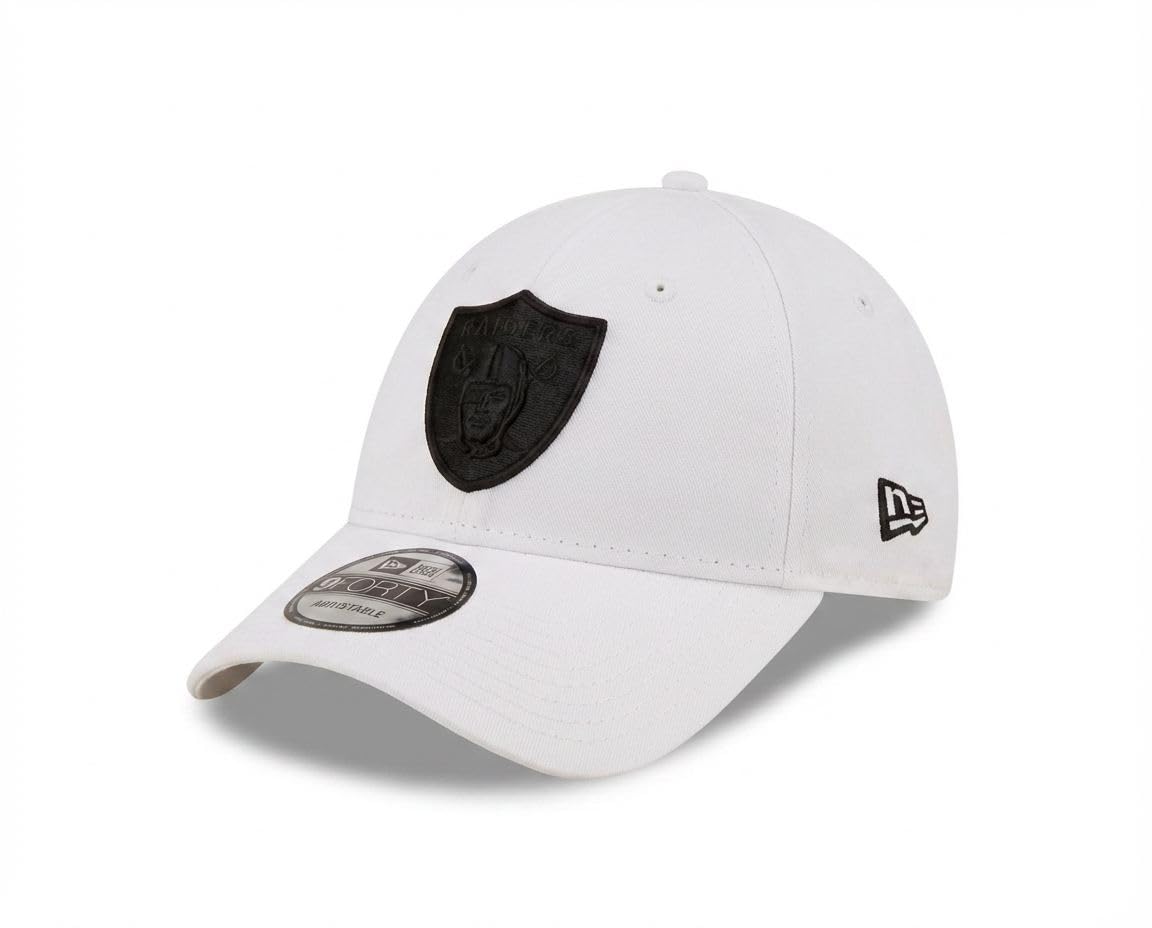 New Era Oakland Raiders League Essential White 9Forty Cap - One-Size