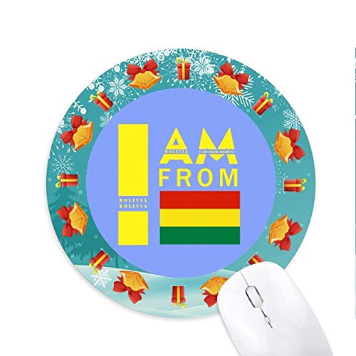 je suis de la bolivie tapis de souris souris ronds cadeaux de noël