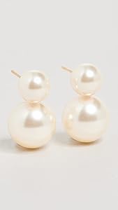 Amazon.com: Jennifer Behr Women's Iris Earring, Pearl, Off