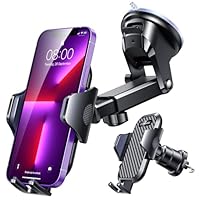 VANMASS 2026 BEST Car Phone Holder [Strongest & Stablest & Durablest]Military-Grade Suction Mobile Mount for Dashboard Windscreen Vent,Van Stand Cradle for iPhone 17 Pro Max 16 15 14 13 12 Samsung S25