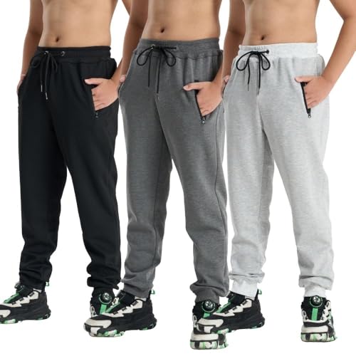 3er-Pack Jungenhose, Jogginghose, Loose Freizeithose,Stretch, Bequeme Freizeithose, Herbst und Winter Schwarz XL 3er-Pack Jungenhose, Jogginghose, Loose Freizeithose,Stretch, Bequeme Freizeithose, Herbst und Winter Schwarz XL