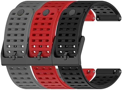 TenCloud 3 Pack Straps Compatible with Popglory/NiUFFiT/Ddidbi P66 Watch Screen 1.85 inch Bands Breathable Silicone Sport Wristbands intended for Ddidbi P66 Smartwatch TenCloud 3 Pack Straps Compatible with Popglory/NiUFFiT/Ddidbi P66 Watch Screen 1.85 inch Bands Breathable Silicone Sport Wristbands intended for Ddidbi P66 Smartwatch