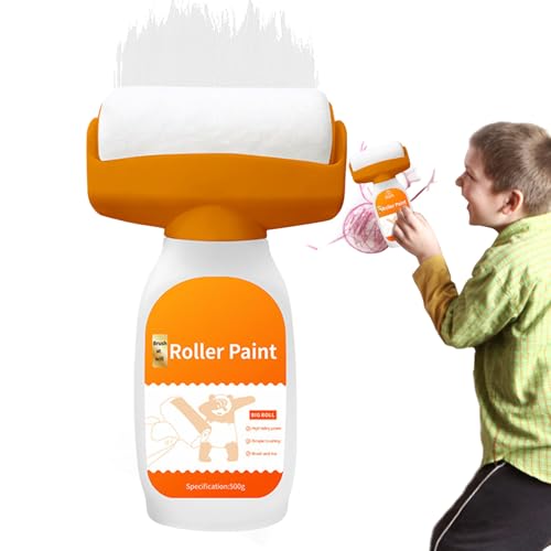 Rodillo Para Pintura De Paredes,Pintura Para Puertas De Secado Rápido 500 G - Herramientas De Mejora Del Hogar Para Baño Puerta Muebles Interior Exterior Sala Dormitorio Cocina