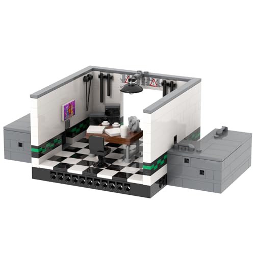 MOOXI-MOC FNAF Offices Building Set,Creative Cute Building Blocks Children Kits,Halloween for Kids(434pcs)