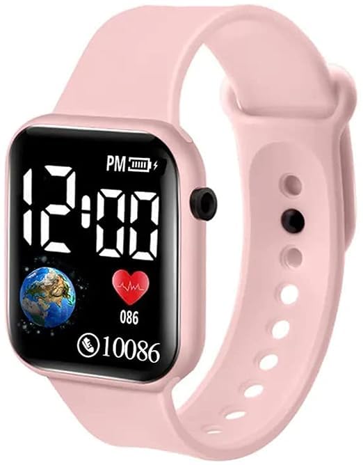 Black Color Luminous LED Display Fashionable Children Kids Digital Watches Waterproof Sports Square Electronic Led Watch for Kids Boy Baby Girls Digital Watch for Black Color Luminous LED Display Fashionable Children Kids Digital Watches Waterproof Sports Square Electronic Led Watch for Kids Boy Baby Girls Digital Watch for