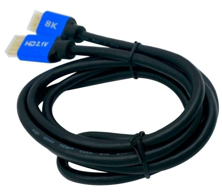 Lunatic 9350 1 Metre 8K Ultra HD 2.1V 48Gbps Altın Kaplama Hdmi Kablo UHD 8K Ultra HD Görüntü ve Ses Kalitesi ile Evinizi Sinema Salonuna Çevirebilirsiniz. (1 Metre)