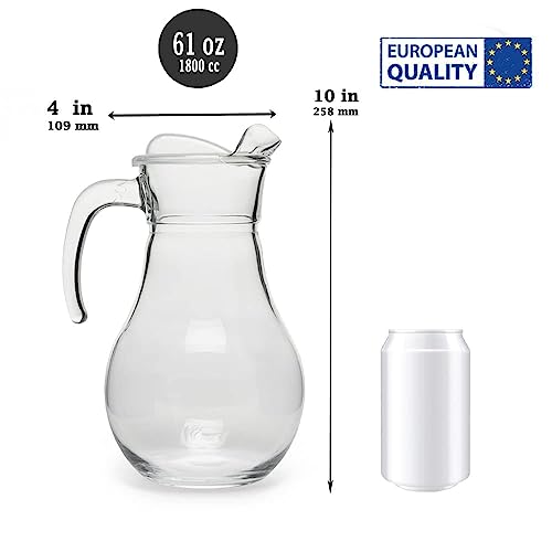 Pichet avec couvercle Pasabahce Bistro 1,8l pour table - 4