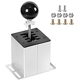 USB Simulator Shifter Compatible with Logitech G29 /G27 /G25 /G920 T300RS/GT Steering Wheel , Applicable for ATS ETS Dust WRC Sim Racing Games H Shifter with Carbon Fiber Grip - 7+R White(PC System)